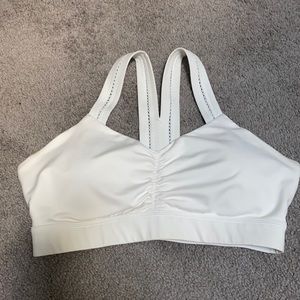 White Handful Y-Back bra